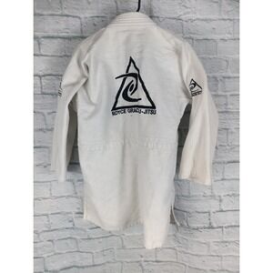 Gracie Jiu Jitsu Gi Jacket A2 White BJJ Kimono Top Adult Medium  #1